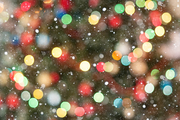 Christmas light bokeh