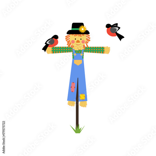Scarecrow vector illustration