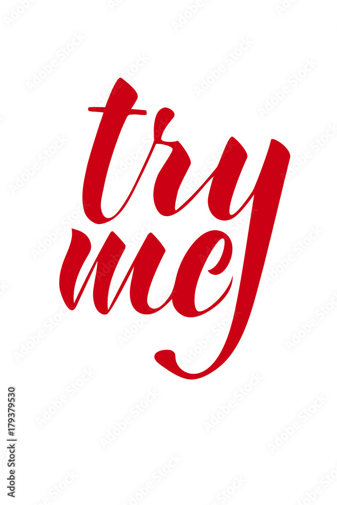 Fototapeta premium Try me