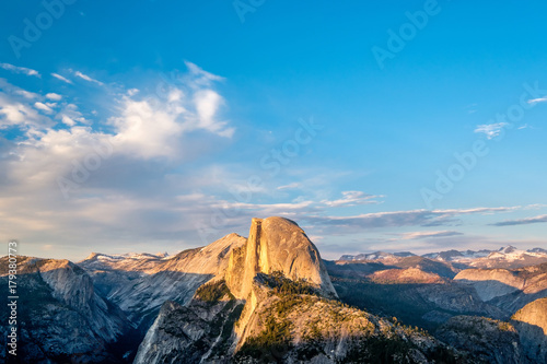 Yosemite National Park Valley summer landscape, Glacier Point