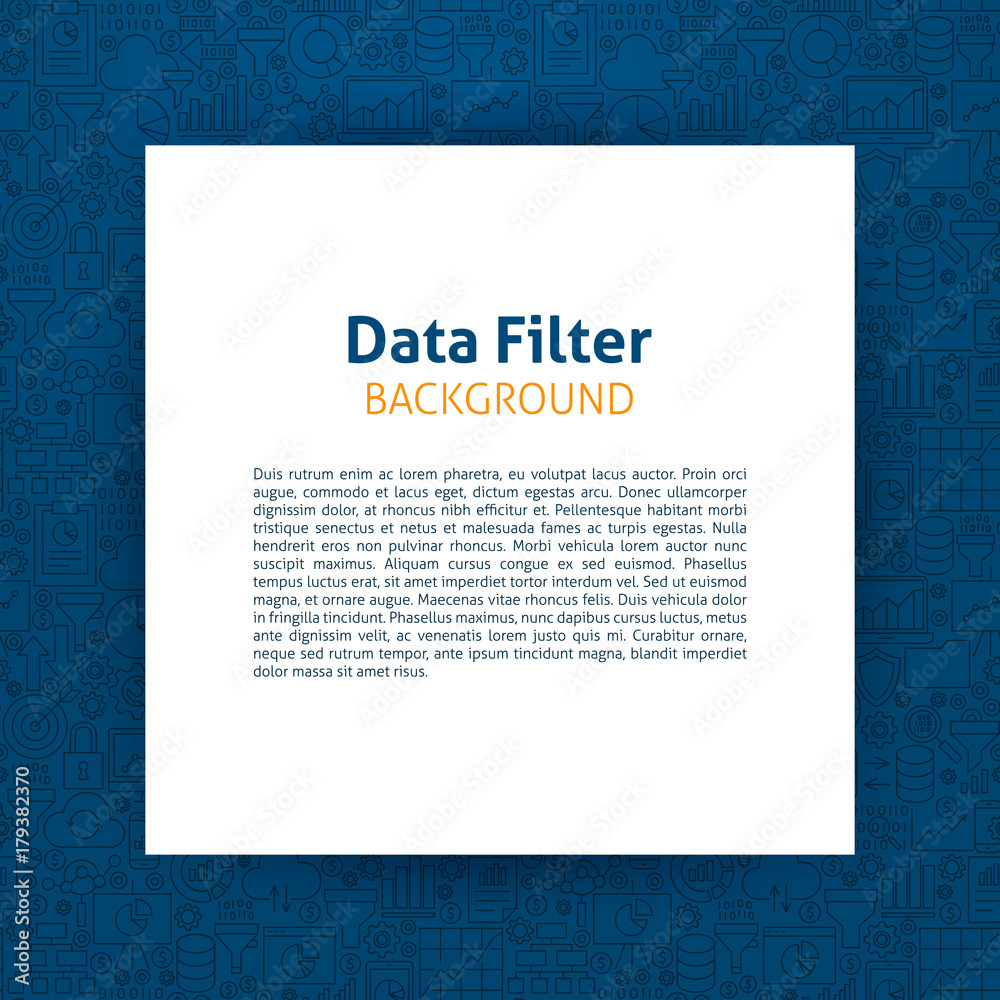 Data Filter Paper Template