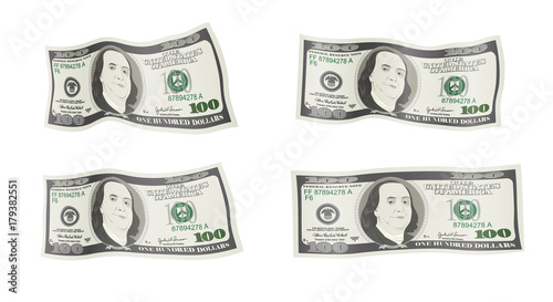 Curved 100 dollar