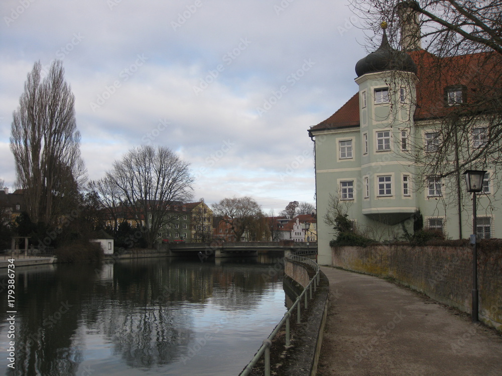 Donau in Landshut