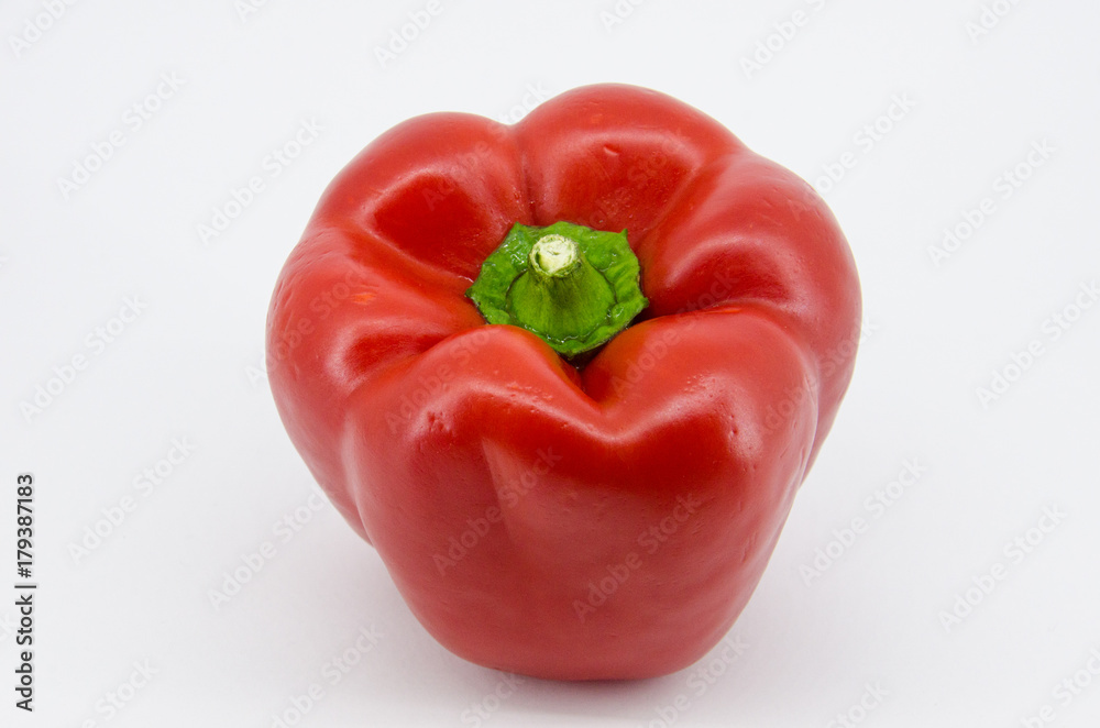 Red pepper isolated on white background Red pepper isolated on white background