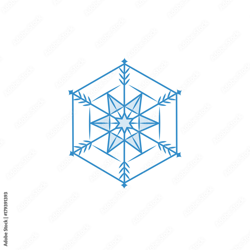 Snowflake isolated