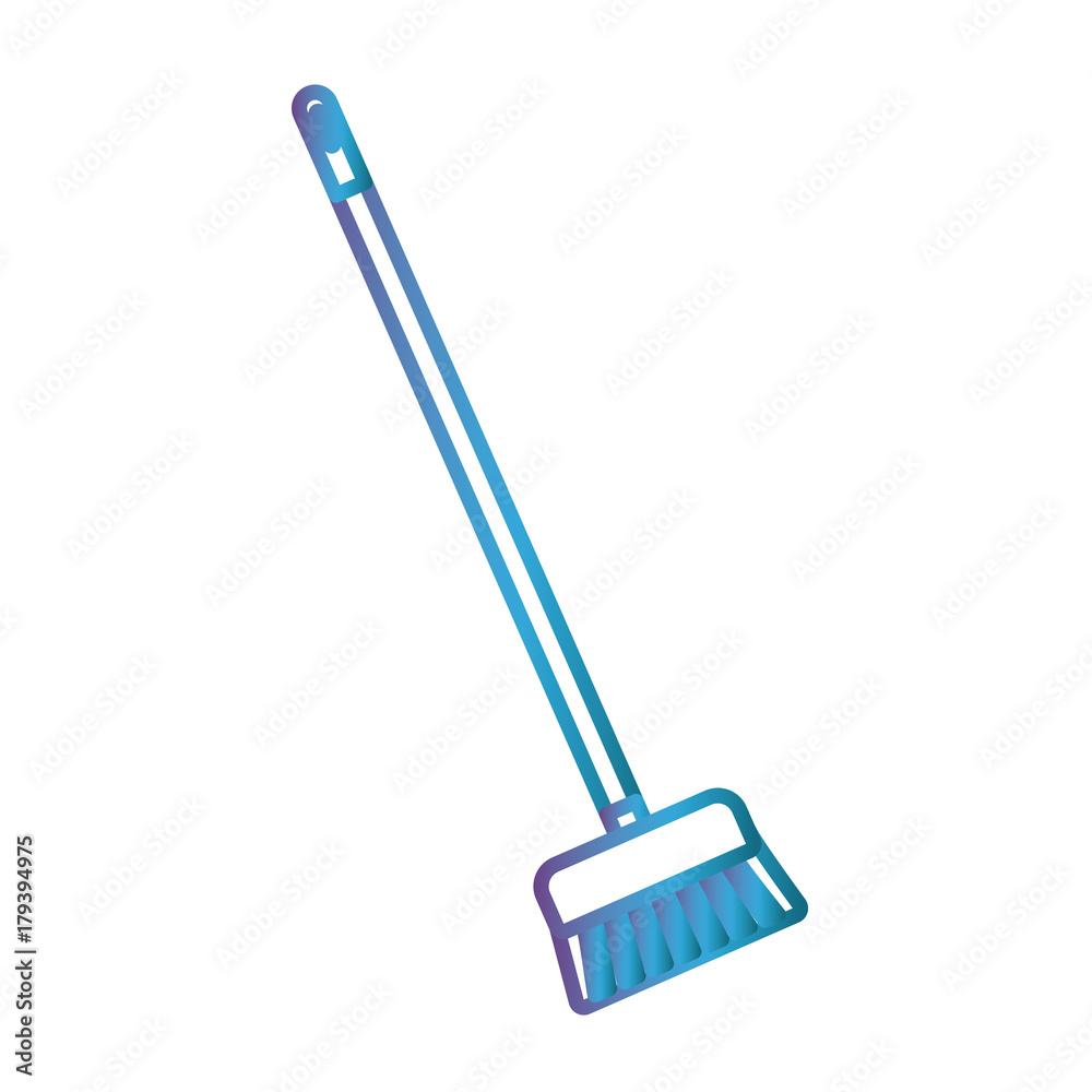 broom icon over white background vector illustration broom icon over white background vector illustration
