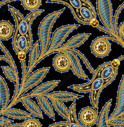 Sequins Seamless Pattern