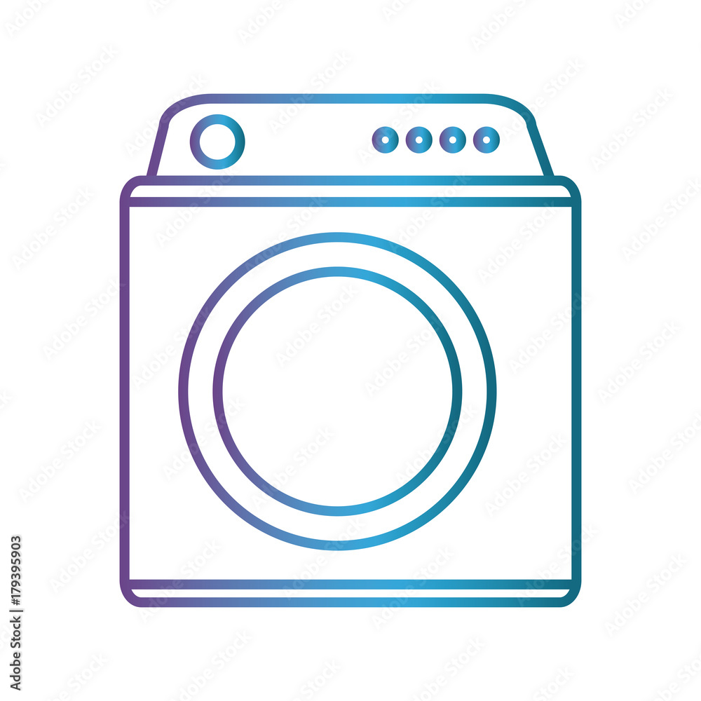 washing machine icon over white background vector illustration washing machine icon over white background vector illustration