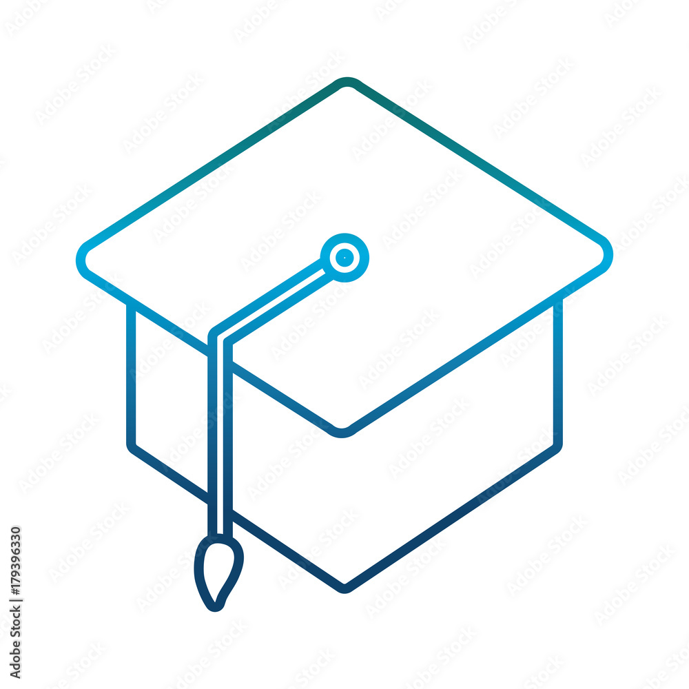 graduation cap icon over white background vector illustration graduation cap icon over white background vector illustration