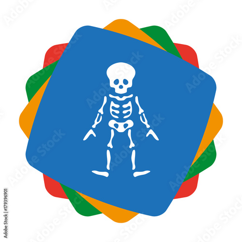 App Icon bunt - Skelett