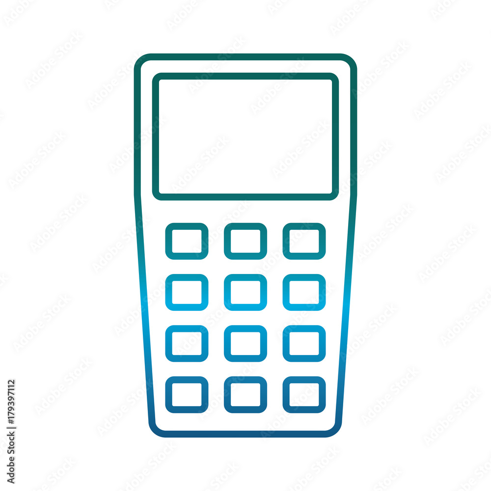 dataphone device icon over white background vector illustration dataphone device icon over white background vector illustration