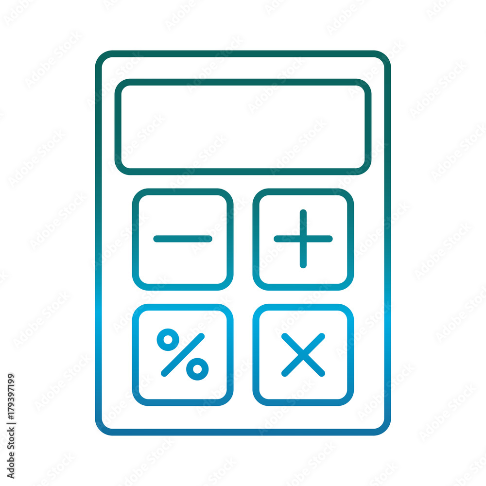 calculator icon over white background vector illustration calculator icon over white background vector illustration