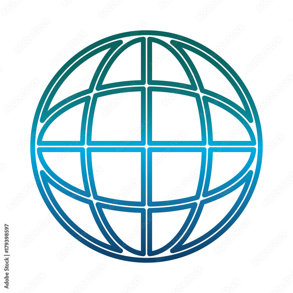 global sphere icon over white background vector illustration global sphere icon over white background vector illustration