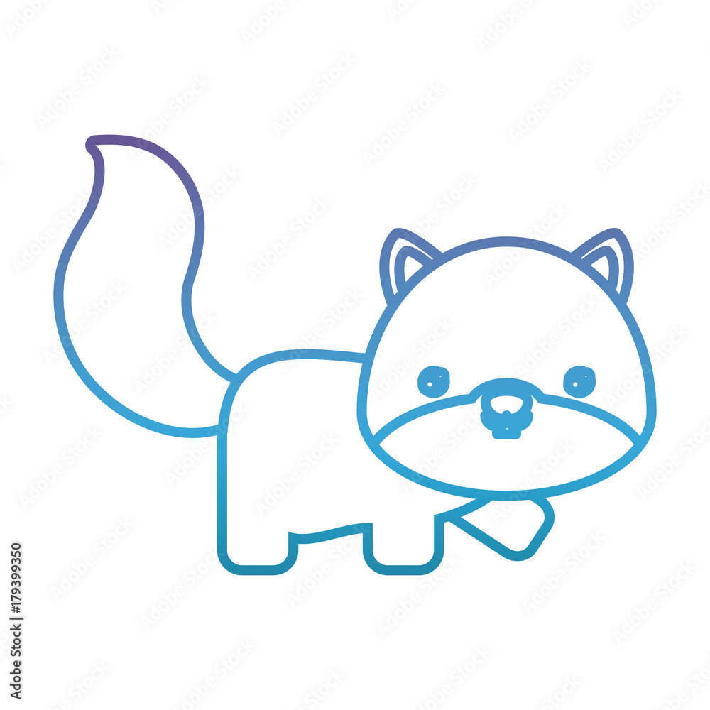 Obraz premium cute squirrel icon over white background vector illustration