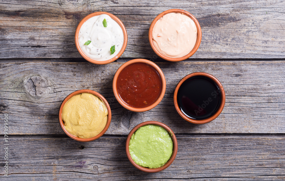Set of sauces Set of sauces