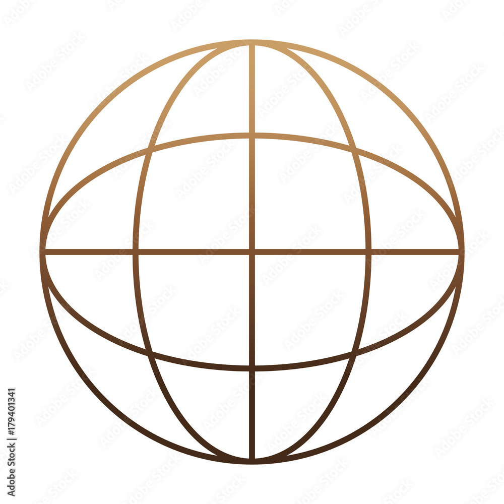 global sphere icon over white background vector illustration global sphere icon over white background vector illustration