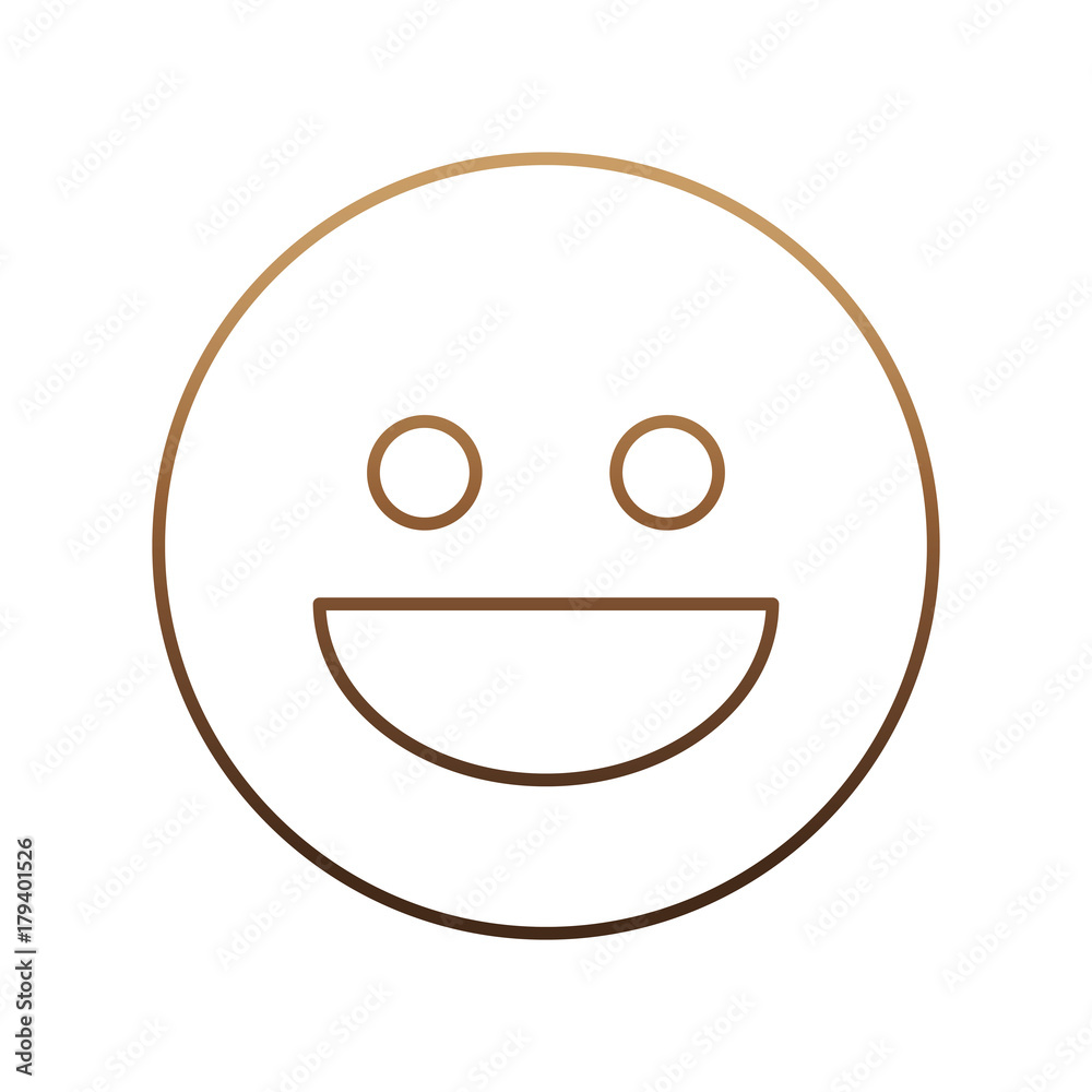 face smiling icon over white background vector illustration face smiling icon over white background vector illustration