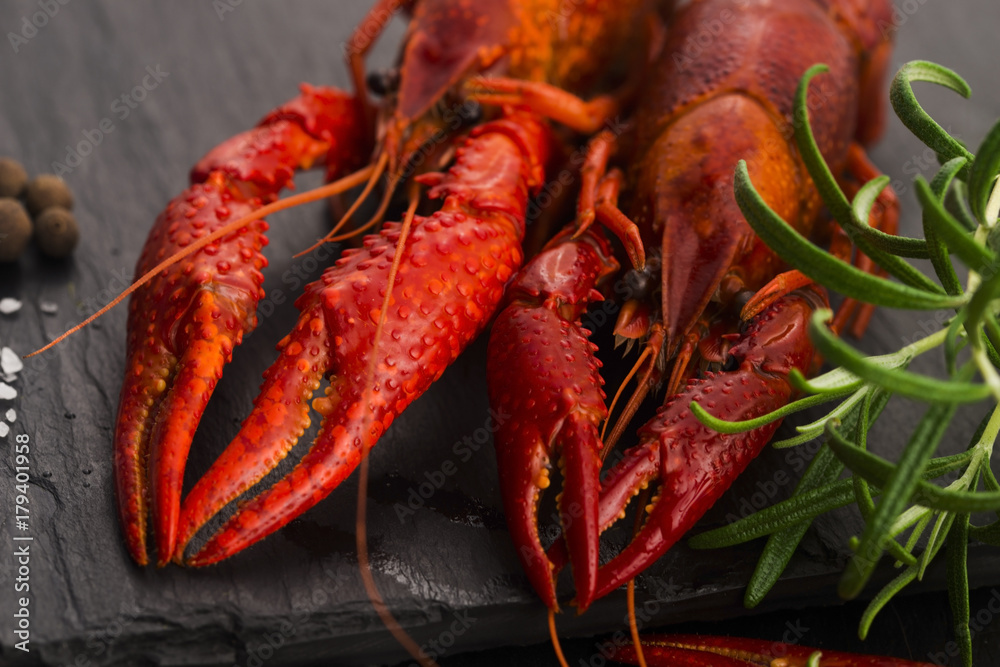 Delicious food. Cancer the river boiled Delicious food. Cancer the river boiled