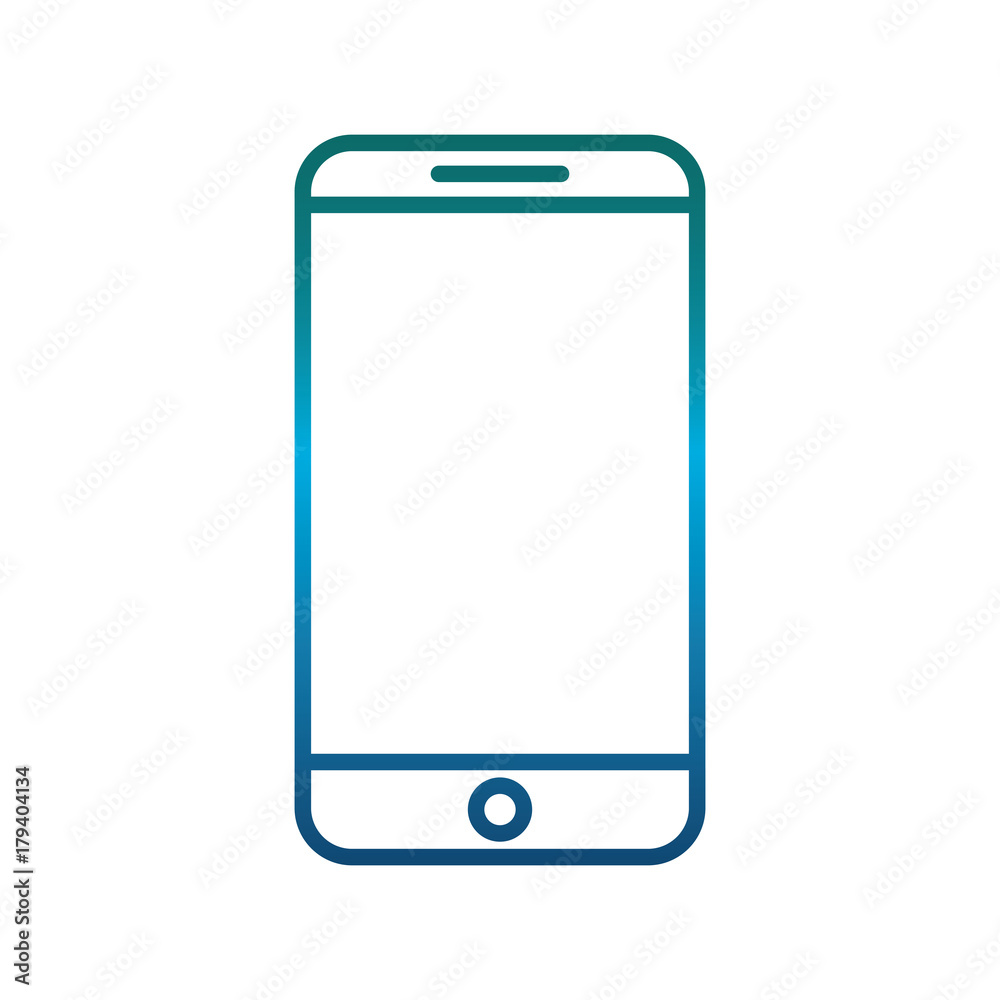 smartphone device icon over white background vector illustration smartphone device icon over white background vector illustration