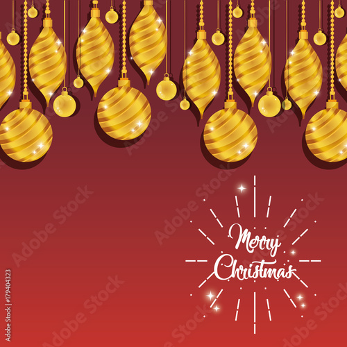 merry christmas ball hanging porter design