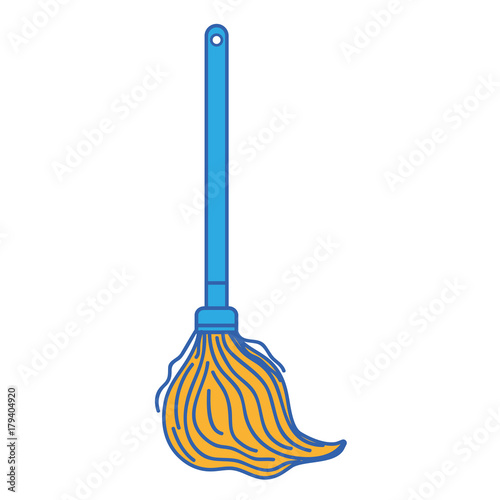 mop sweep object to clean the house