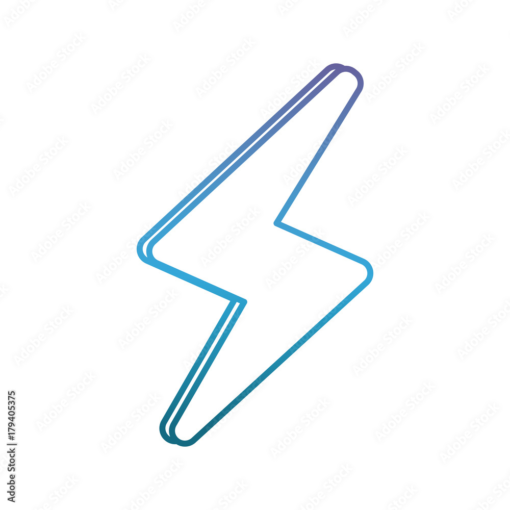 thunder icon over white background vector illustration thunder icon over white background vector illustration