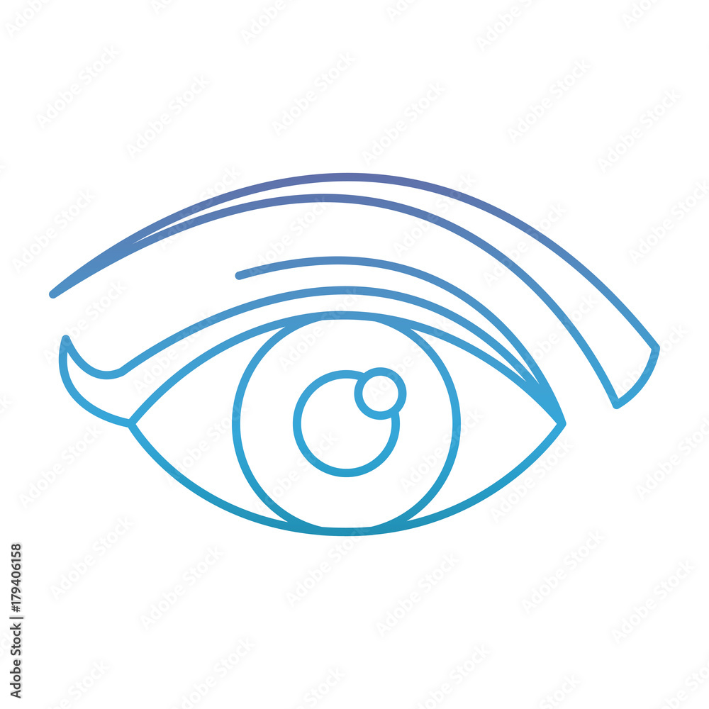 eye icon over white background vector illustration eye icon over white background vector illustration
