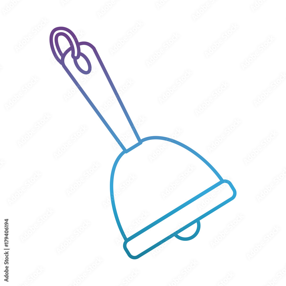 bell icon over white background vector illustration bell icon over white background vector illustration