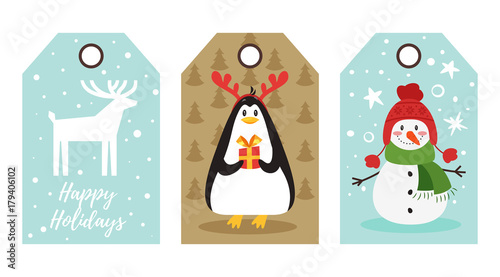 Christmas and New Year tags
