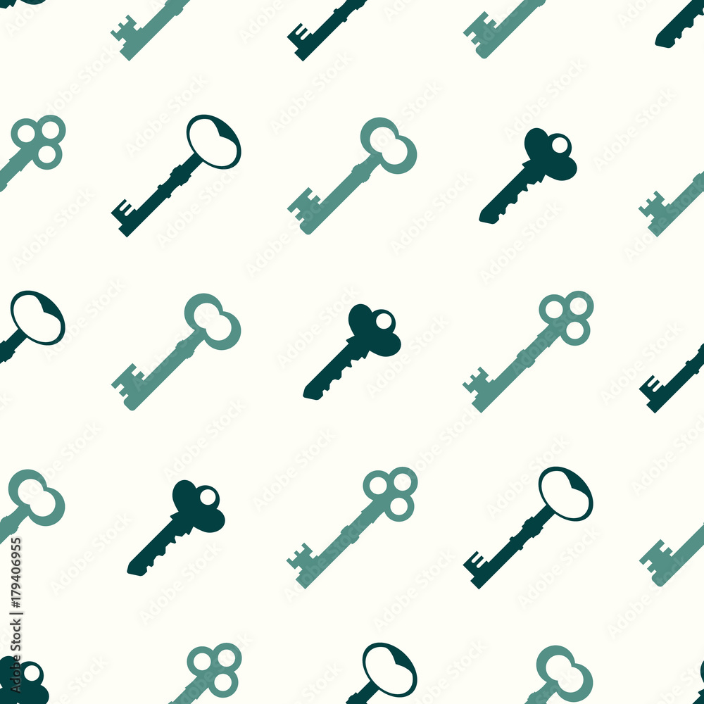 Seamless pattern with keys for your design Seamless pattern with keys for your design