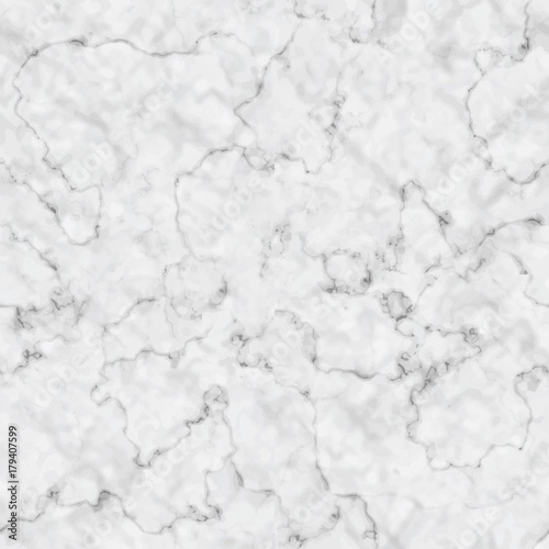 Vector marble texture design seamless pattern, black and white marbling surface, modern luxurious background