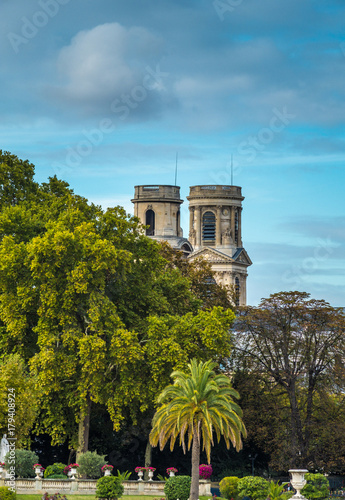 Le Jardin du Luxembourg on a fine autumn day, Paris photo