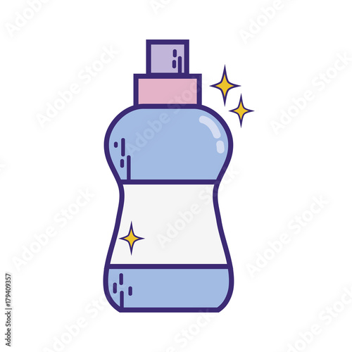detergent liquid plastic bottle to clean house