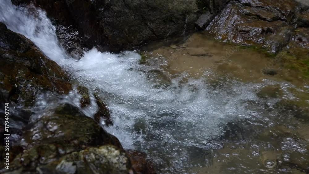 fresh water small waterfall in the rainforest fresh water small waterfall in the rainforest