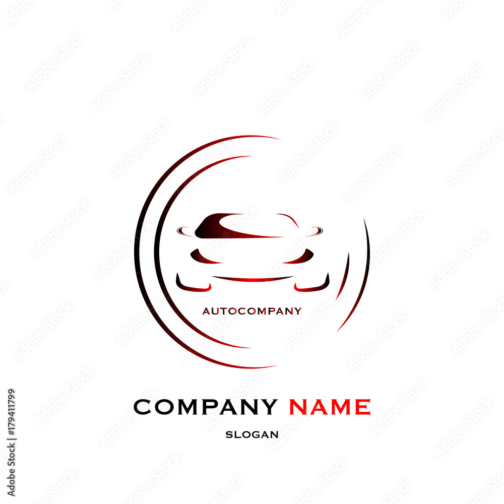 Auto car logo design vector illustration template Auto car logo design vector illustration template