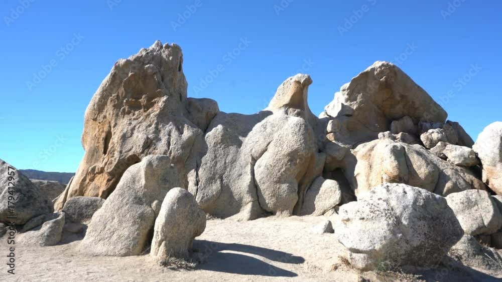 The famous and beautiful Eagle Rock in PCT Trail, Warner Springs, California, United States