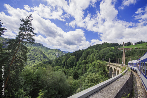 Semmering UNESCO World Heritage railway in Austria