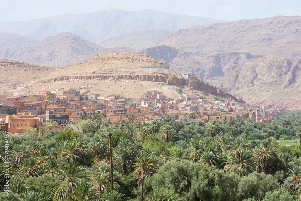 Valley view in Morocco, Africa