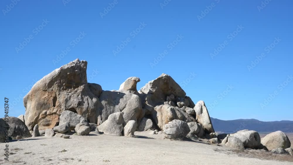The famous and beautiful Eagle Rock in PCT Trail, Warner Springs, California, United States