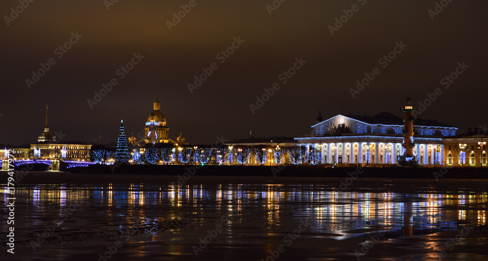 Saint-Petersburg before  the New Year