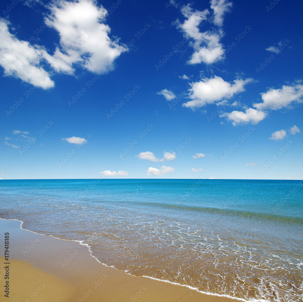 beach and sea