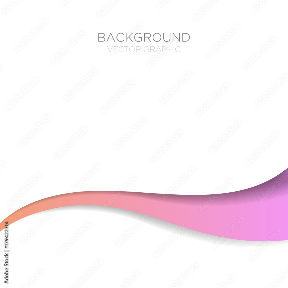 curve background overlap layer with space for text and message design