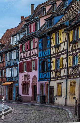 Old city of Colmar, the capital of Alsatian wine, Haut-Rhin, France