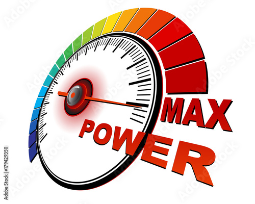 Mit maximum power voraus