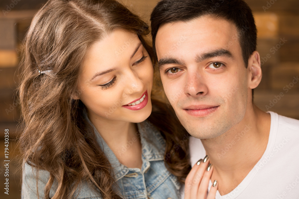 Beautiful young loving couple. Man and woman in love. Girl and boyfriend together. Beautiful young loving couple. Man and woman in love. Girl and boyfriend together.