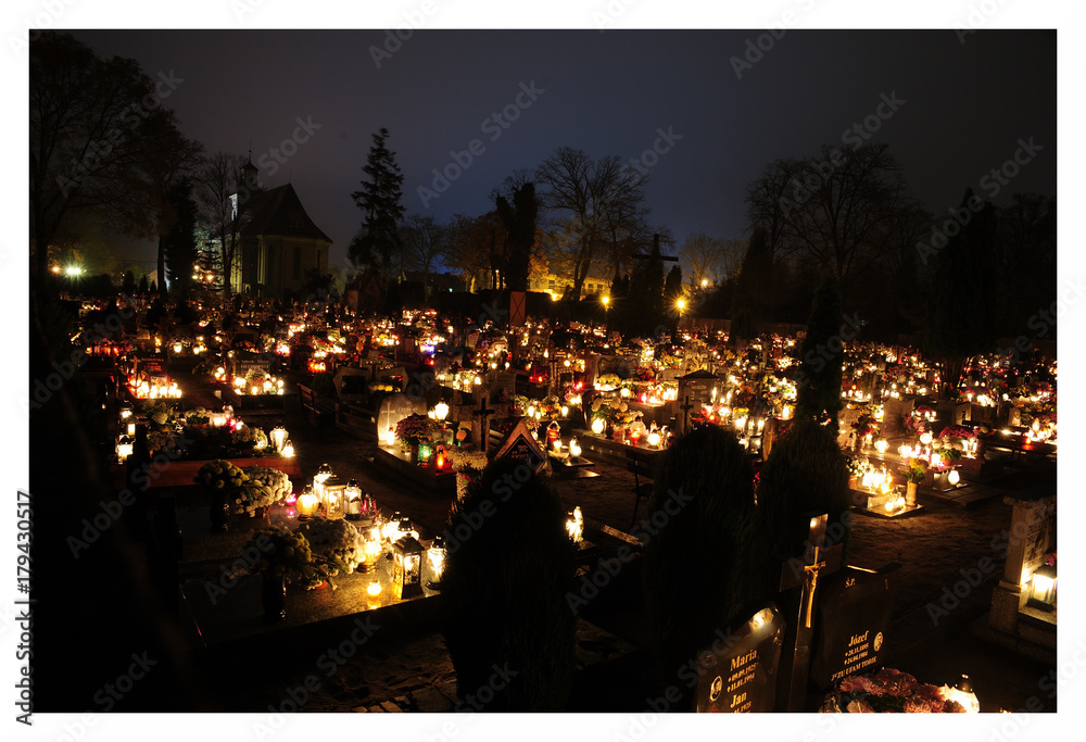 Fototapeta premium cmentarz 