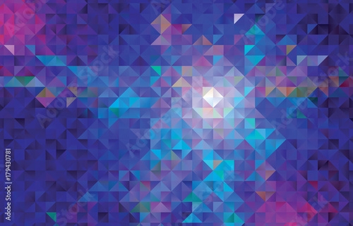 Low poly mosaic background.