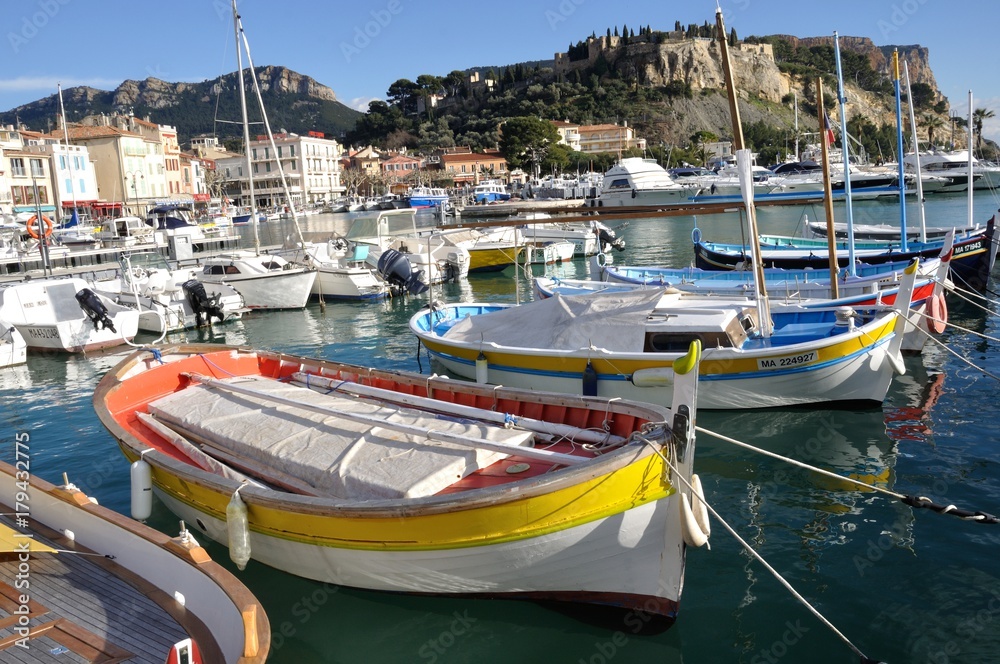 Wooden row boat