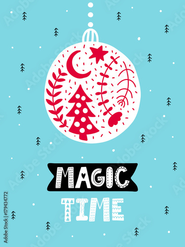 Vector christmas card