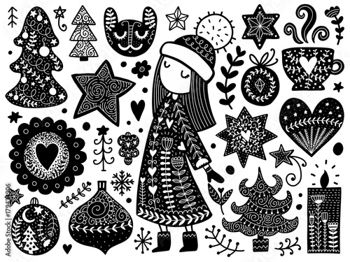 Scandinavian vector illustration